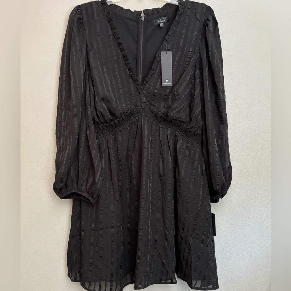 Lulus Black Dress NWT - Picture 3 of 14